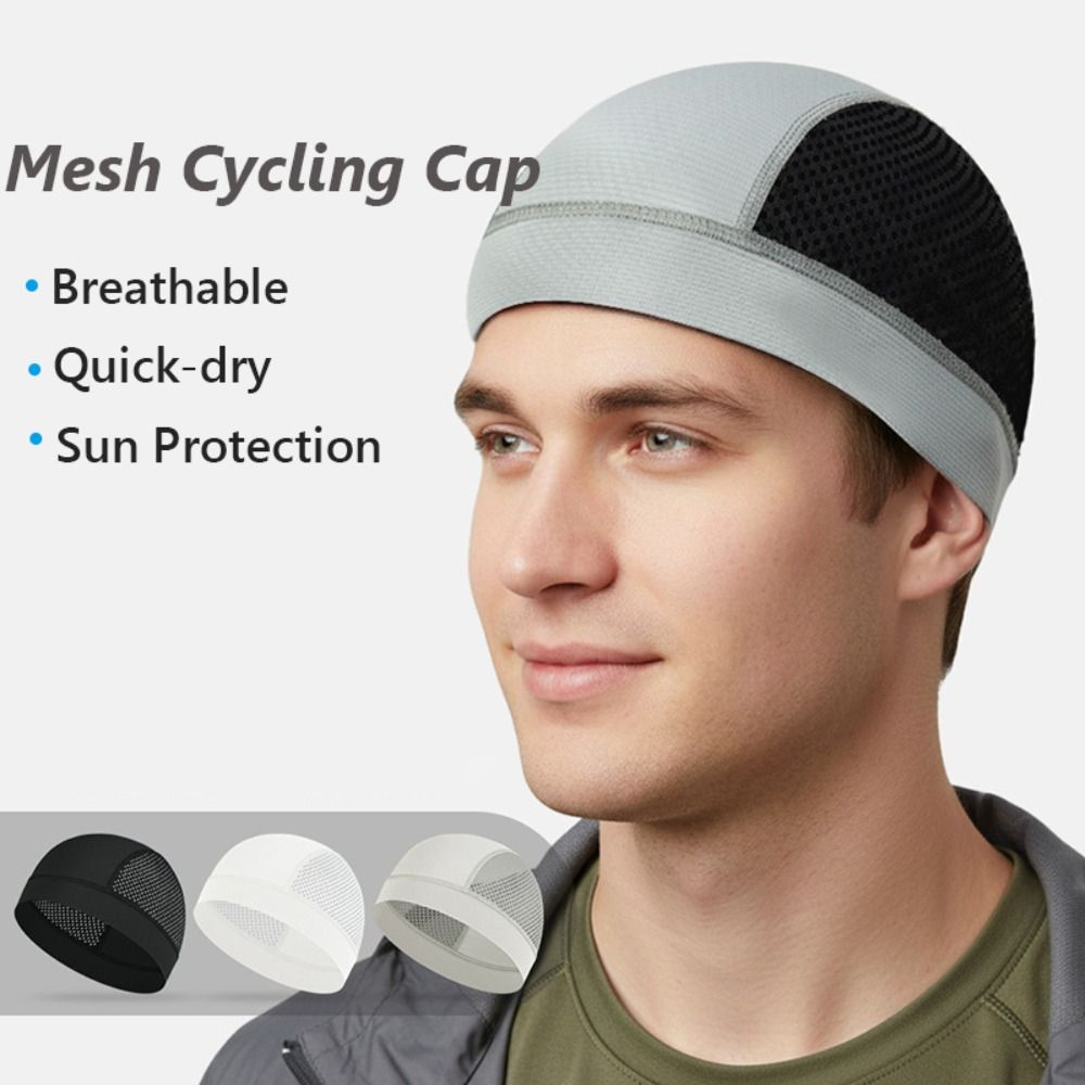 Skull Cap Helmet Liner - Casual Thin Mesh Skull Beanie Cap