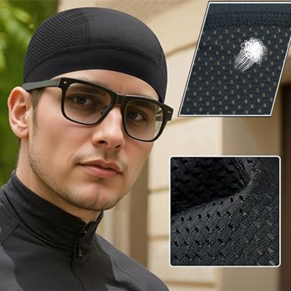 Skull Cap Helmet Liner - Outdoor Thin Mesh Skull Beanie Cap