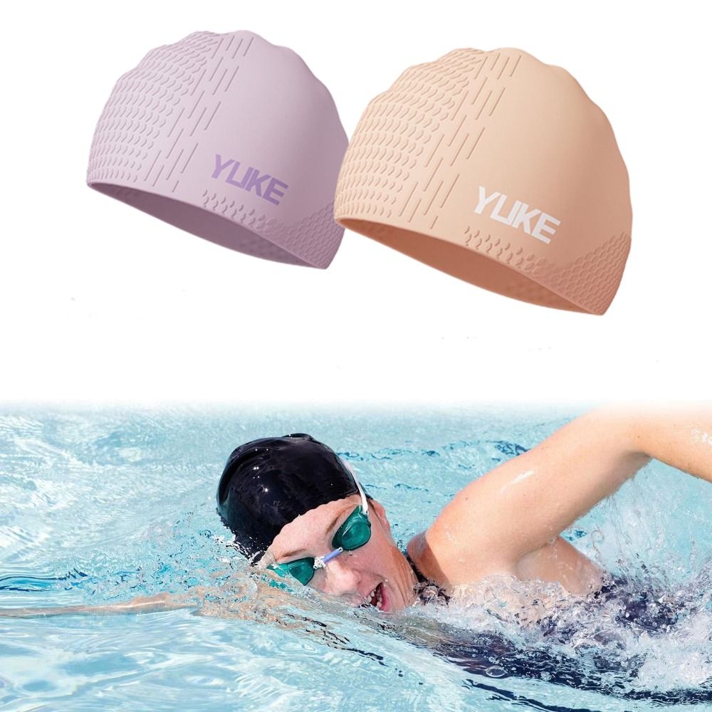 Solid Color Swimming Hat Elast - огляд і ціна Swim Hat Silicone