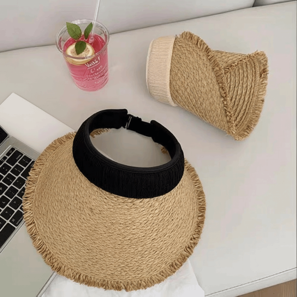 Apparel Accessories Woven Stra - огляд і ціна Visor Sun Hat