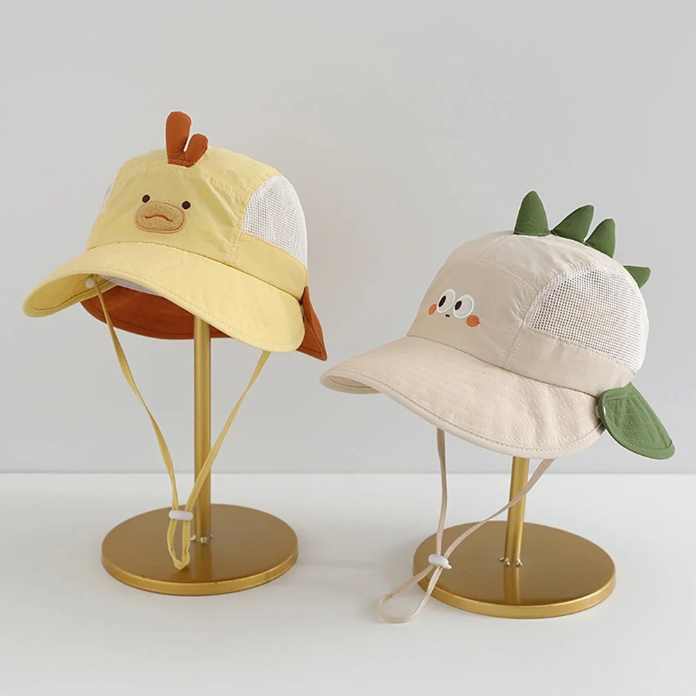 Cute Cartoon Baby Beach Hat wi - огляд і ціна Bucket Hat Cotton
