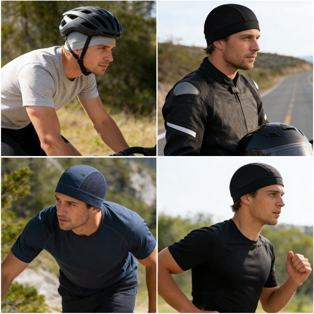 Outdoor Thin Mesh Skull Beanie - огляд і ціна Skull Cap Helmet Liner