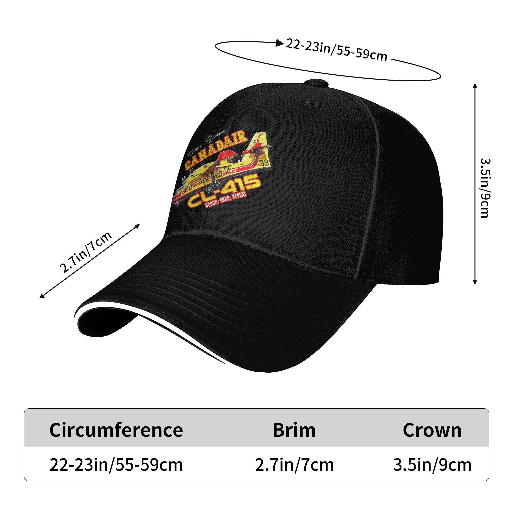 Unisex Canadair cl-415 Super S - огляд і ціна Golf Cap Dad